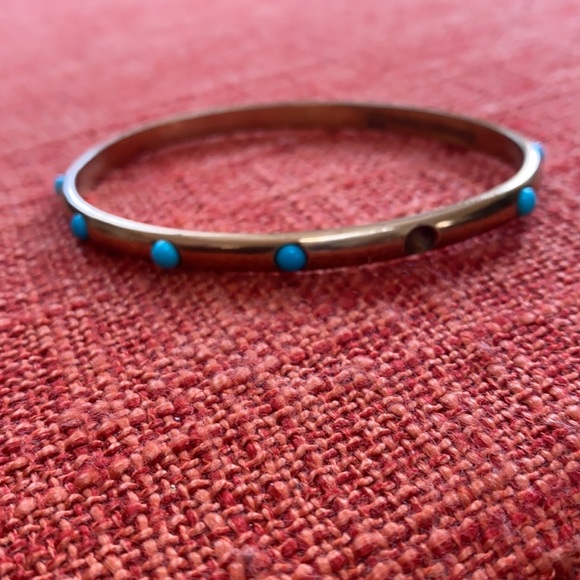 🖤 Anna Sheffield Turquoise Stone Bangle Bracelet - Picture 4 of 9